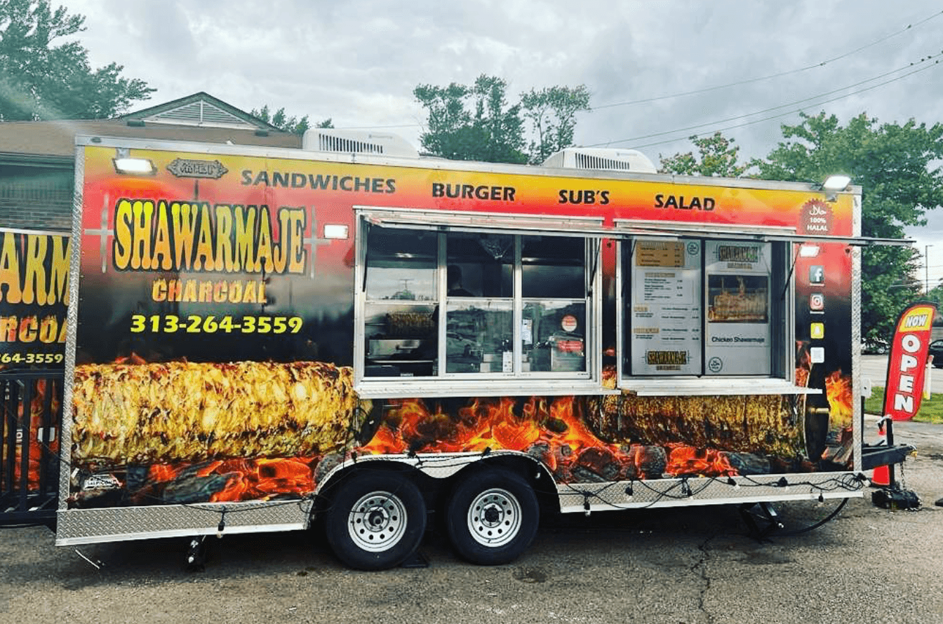 Shawarmaje food truck exterior